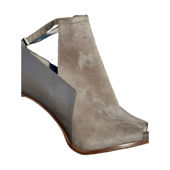 Costume National Peep Toe - Beige Booties - Size 10 - Picture 6 of 9